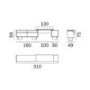 310cm Dresser
