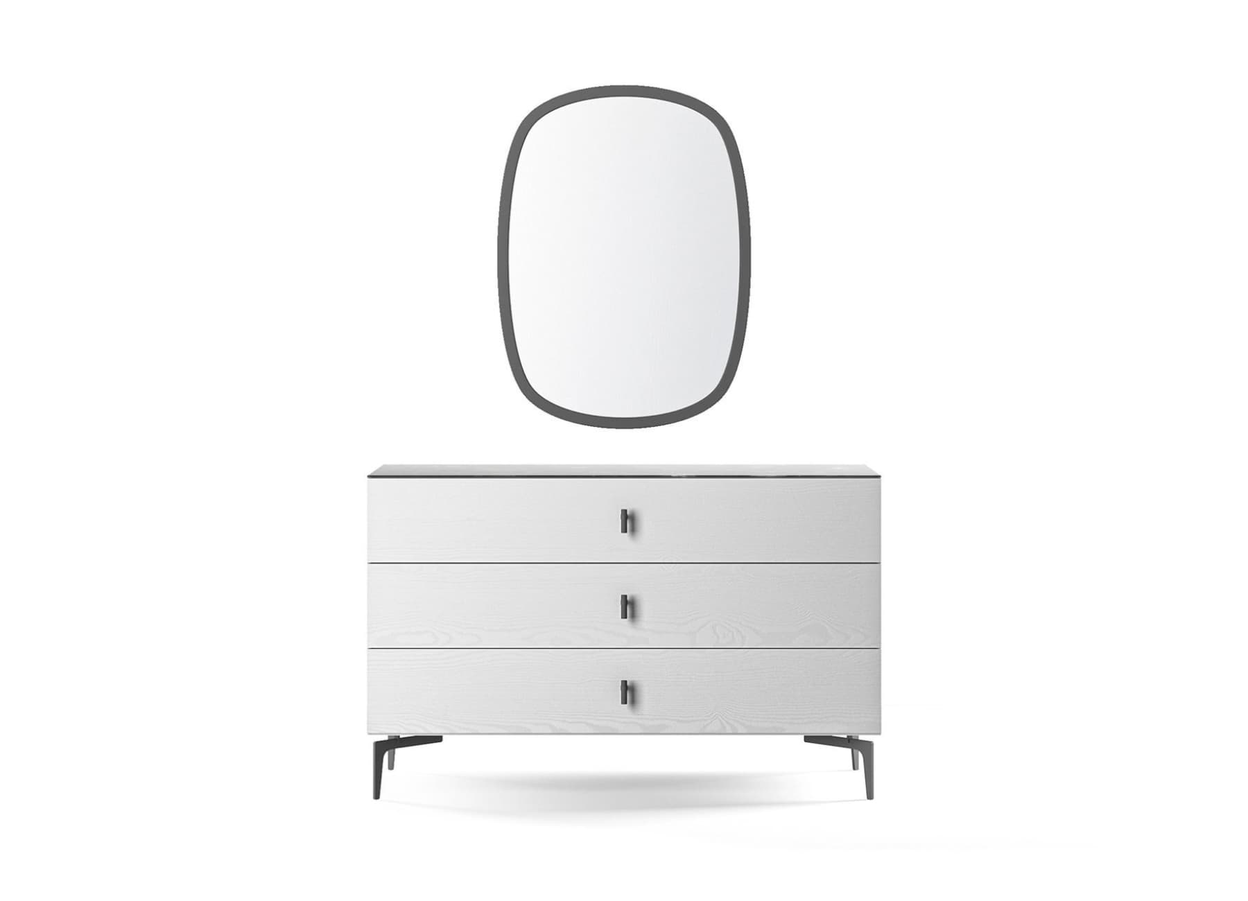 Lazio white dresser
