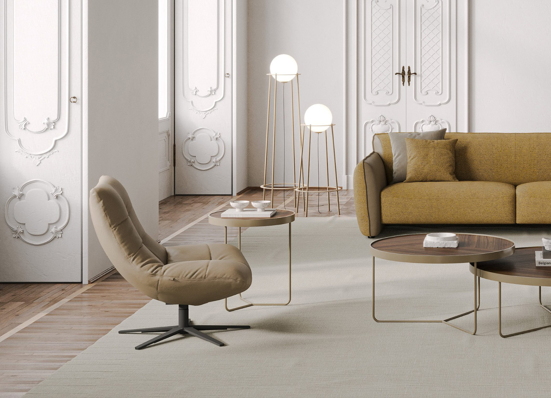 Zen Swivel Accent Chair
