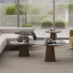 Chelsea Coffee Table (Walnut-Glass)