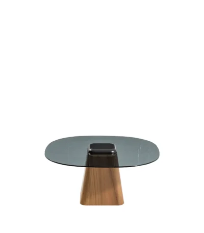 Chelsea Coffee Table (Walnut-Glass)