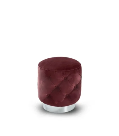 Chelsea Small Ottoman (Stitched-Metal)