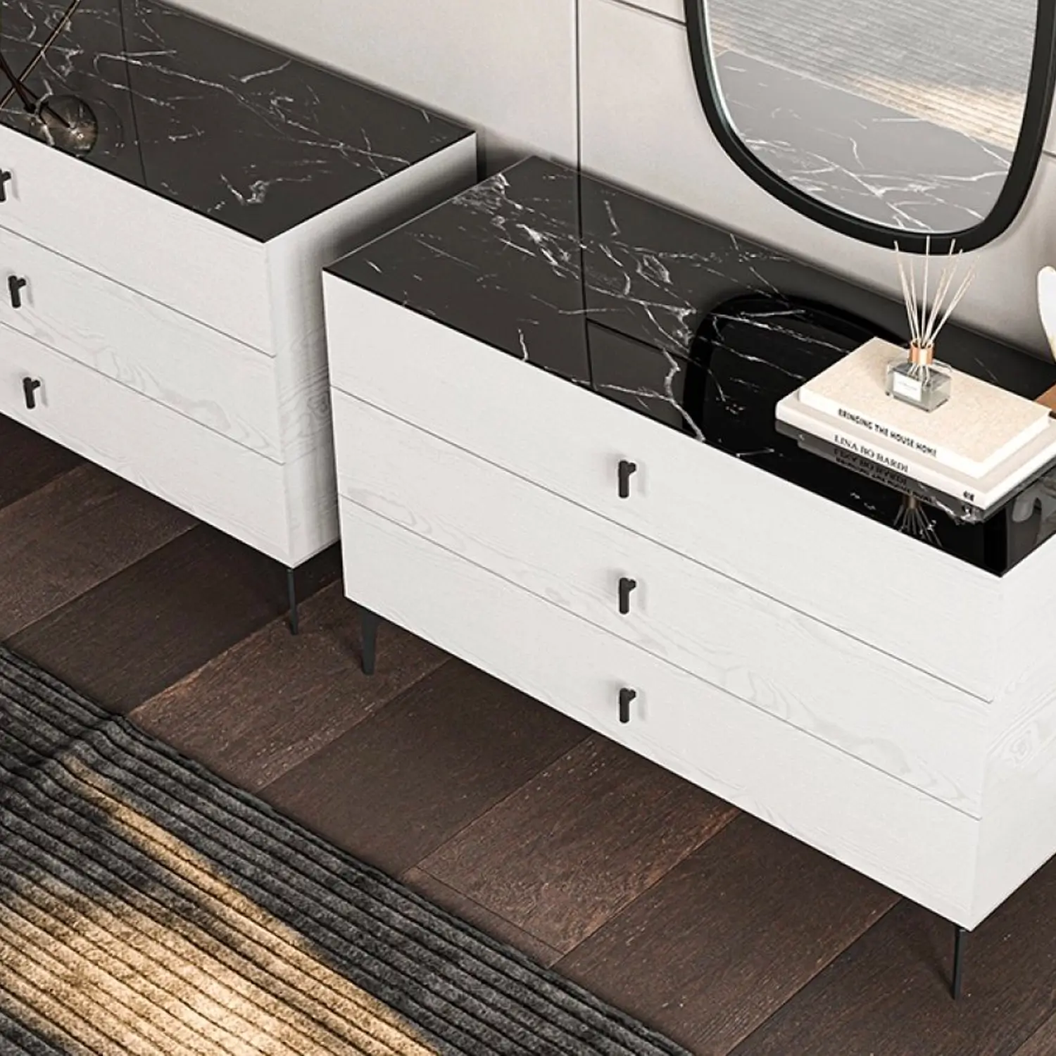 Lazio Dresser (White)