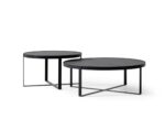 Capella modern stone coffee table in living room