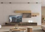 Barcelona Oak TV Unit