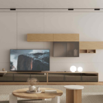 Barcelona Oak TV Unit