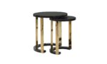 Braga Black Nesting Table