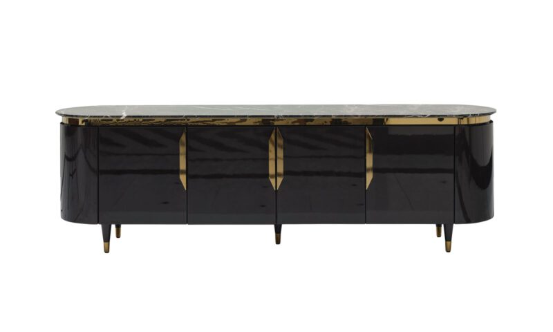 Braga Black Tv Unit