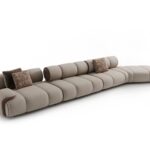 Wide angle view of Orion modular sectional sofa1