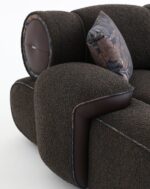 Custom configuration layout of Orion modular sofa system