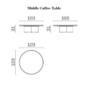 Middle Coffe Table