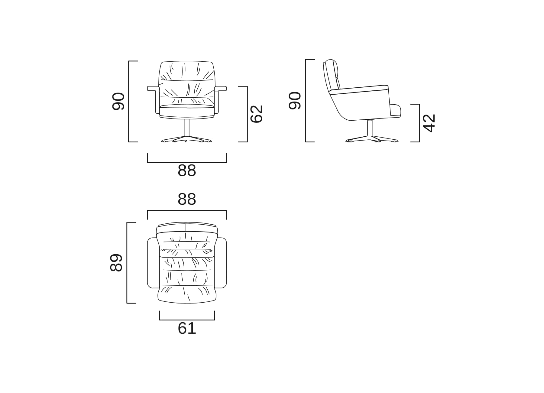 Ego Swivel Chair