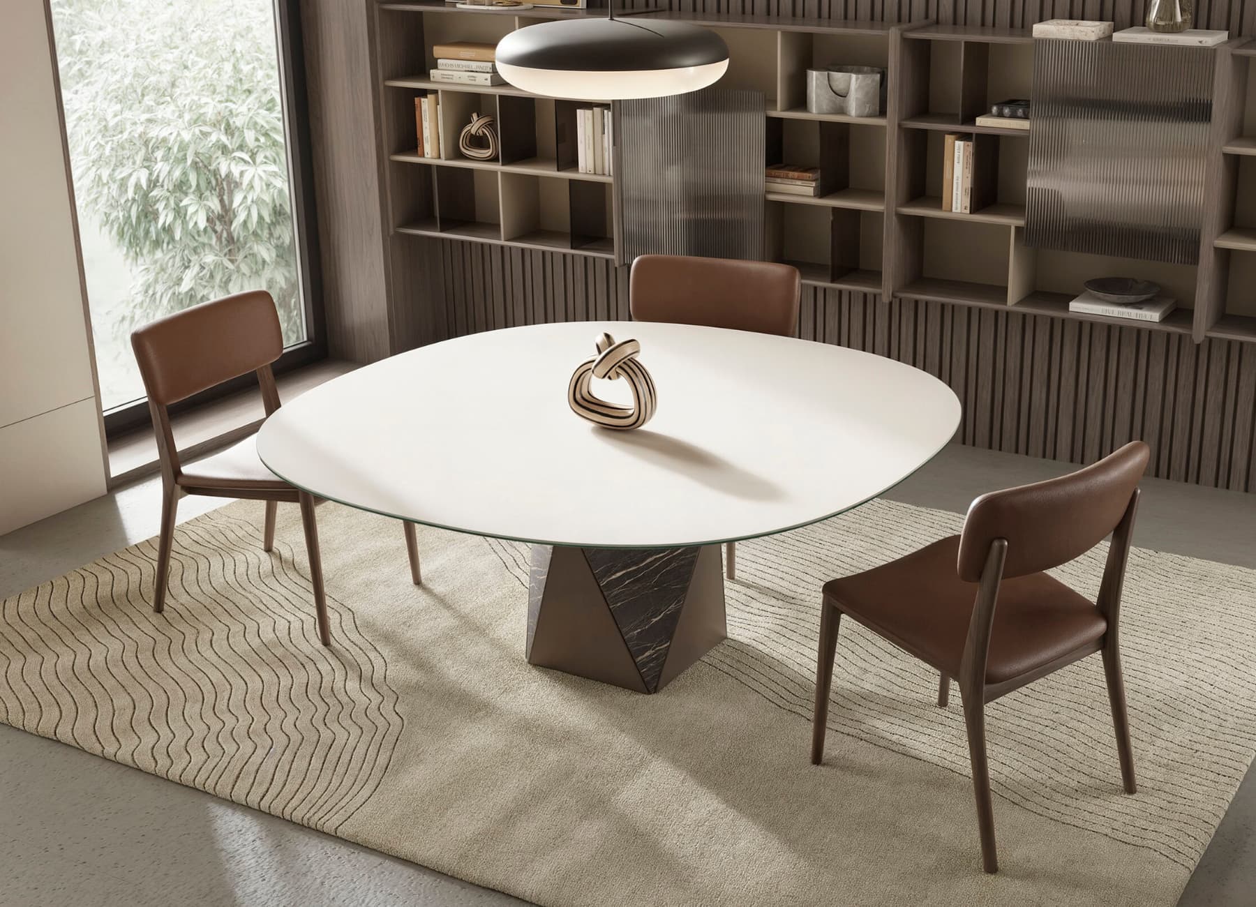 Pentagon Dining Table