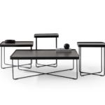 Forte Walnut Coffee Table Set