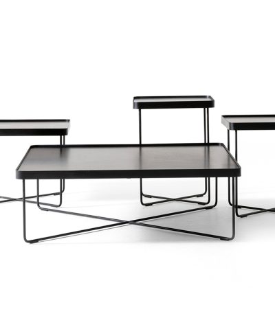 Forte Walnut Coffee Table Set