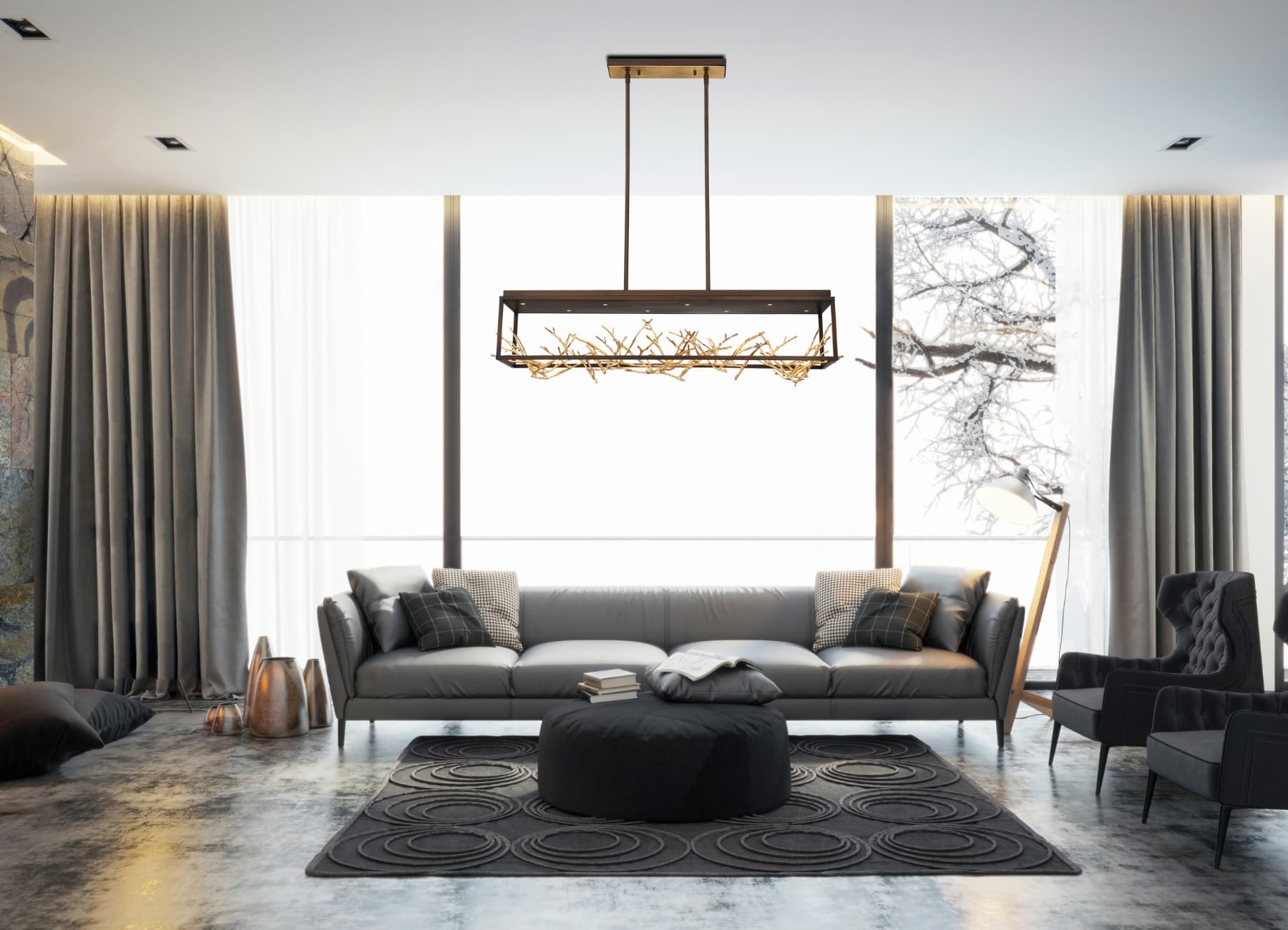 AERIE 8-Light Linear Chandelier
