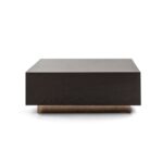 Vega minimalist coffee table with solid square design
