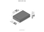 Luis coffee table dimensions diagram